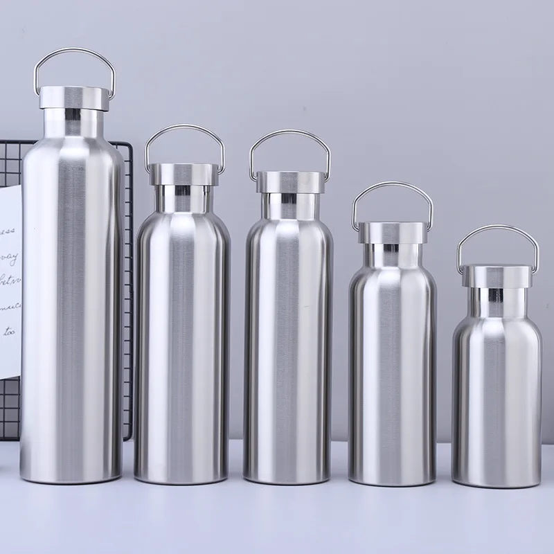 2022  400ML  500ML  600ML Sport Water Bottles Stainless Steel Water Bottle Insulated Flask Water Vacuum Flasks