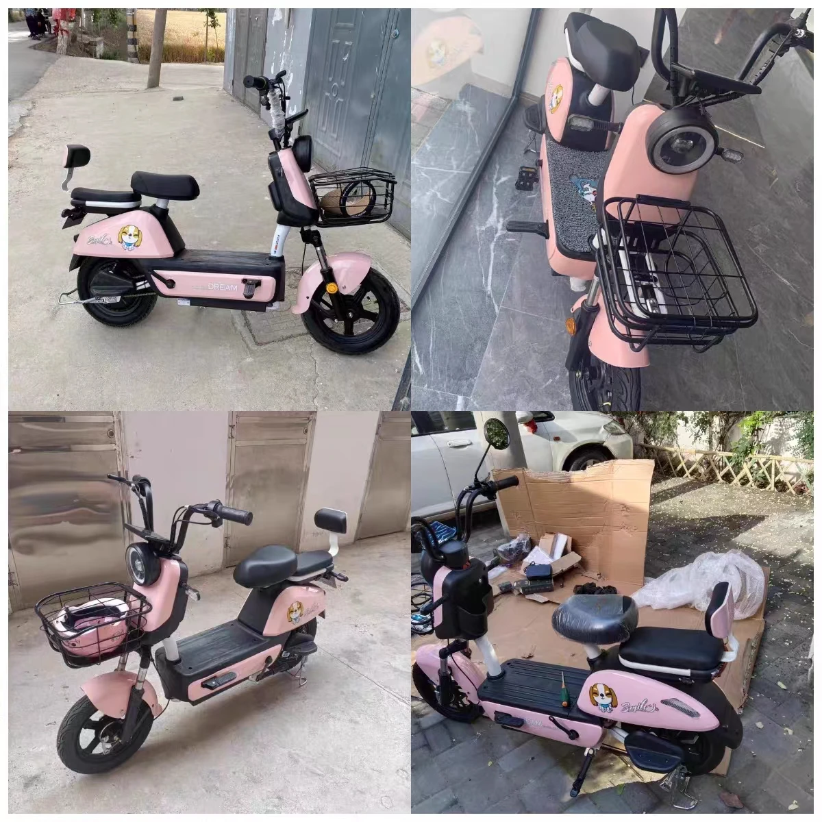 Hot Selling Ckd Electric Bicycle 14*2.5inch Vacuum Tyre Single Speed Scooter City Electric Bike
