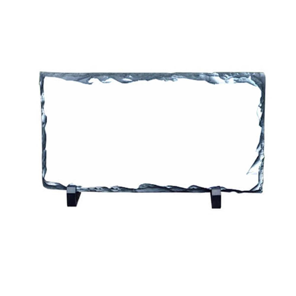 
DIY Personalized Design Sublimation Blank Rock Photo Slate Stone Slab Photo Frame 