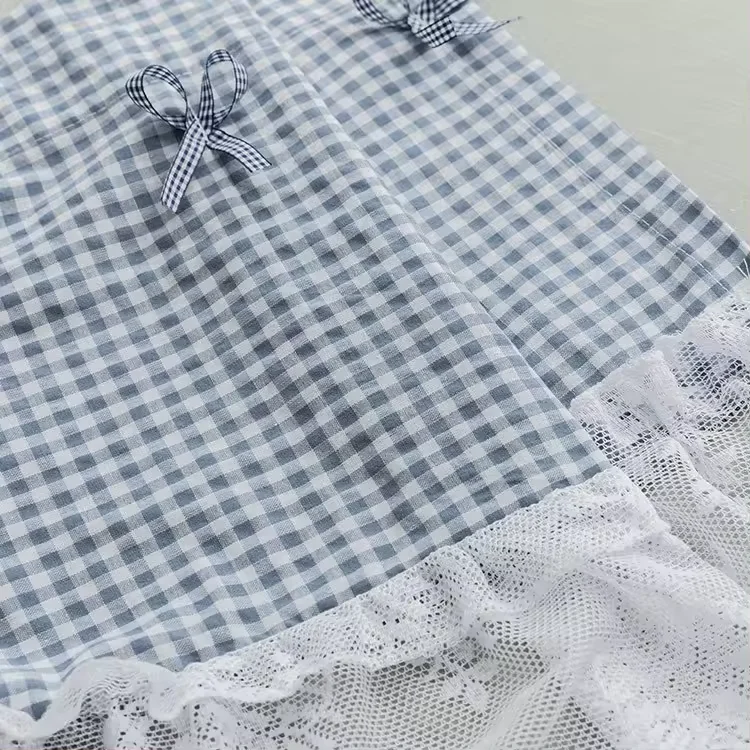 Customized Valances White and Blue Farmhouse Design Window Treatment Decor Curtains Rod Pocket Valances