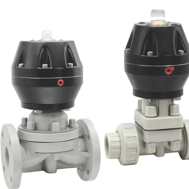 Автоматический резиновый прямой пневматический диафрагменный клапан по низкой цене