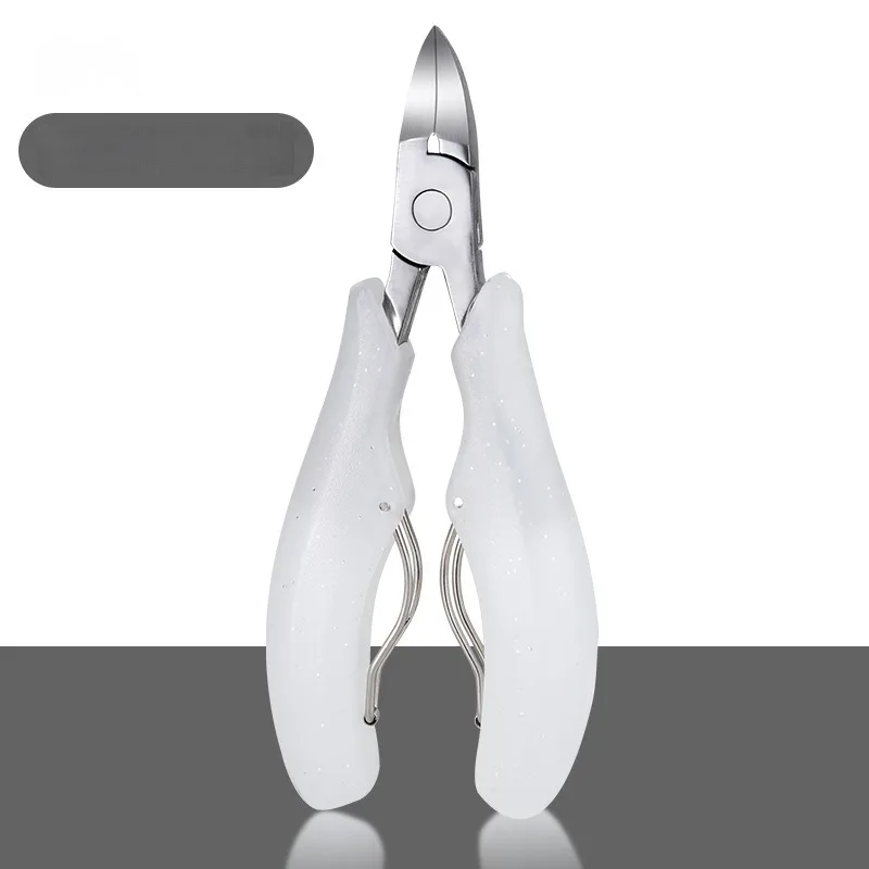 Large professional black eagle beak toenail clippers easy cut thick ingrown side nails cutter podiatrist nail clippers