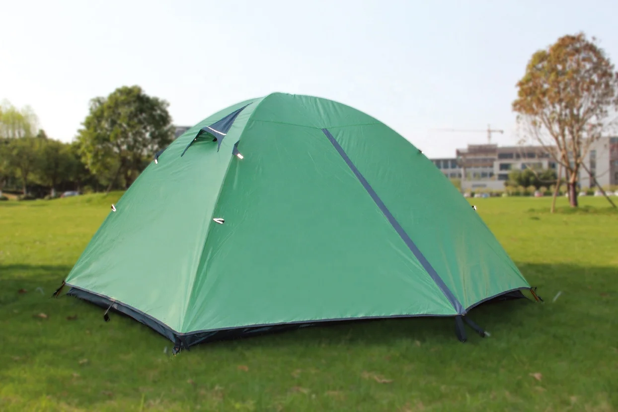 Hot sale ultralight lightweight 4 season 2 persons green hanging outdoor waterproof camping tree tent