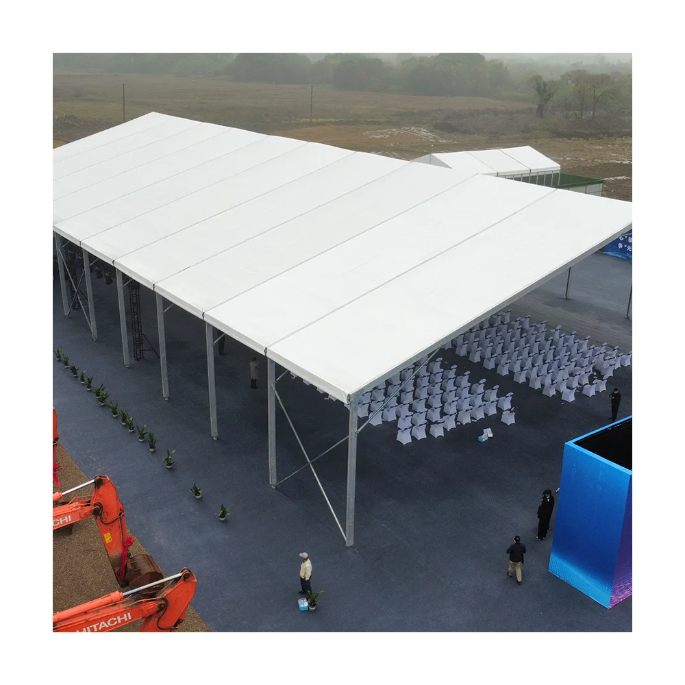 Waterproof fabric party tent outdoor storage tent heavy duty industrial done storage tent