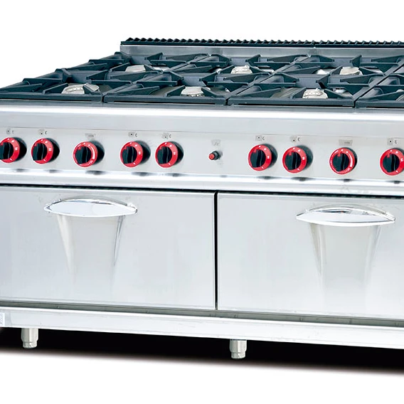 GH-987A A GAS RANGE WITH 8 BURNER &OVEN
