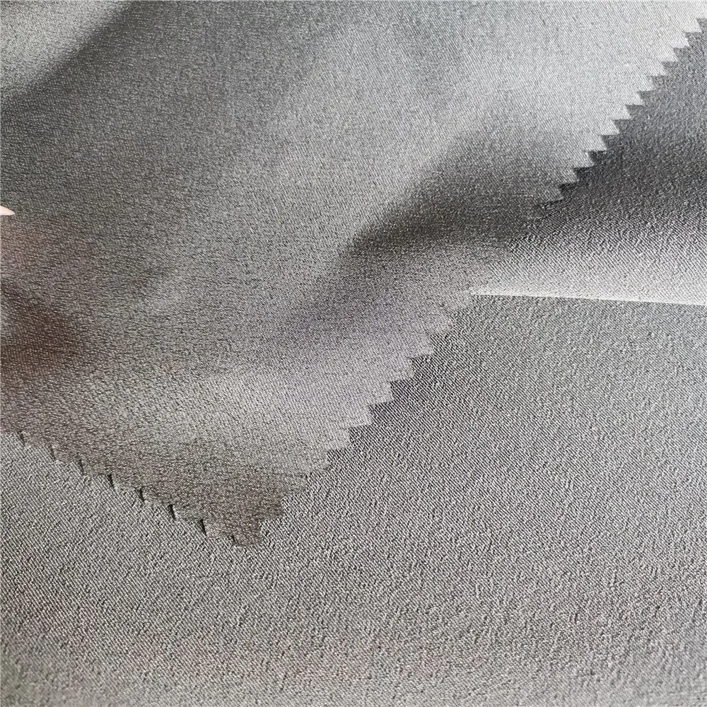 75d*150d  sustainable stretch satin 100% RPET Recycled polyester garment fabric