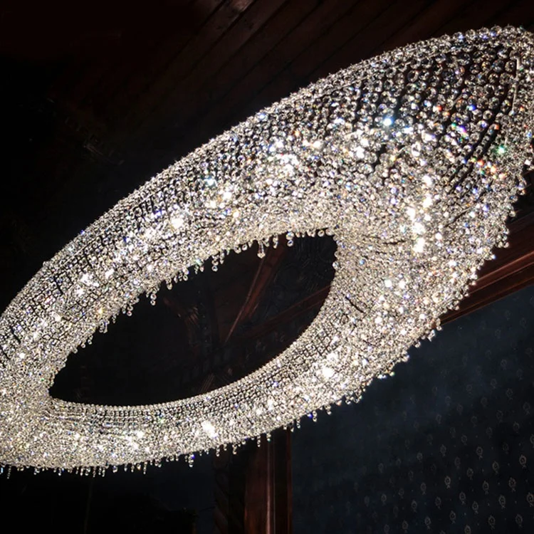 Italian luxury Egyptian crystal chandelier living room villa individual dining room art designer light luxury simple lamps