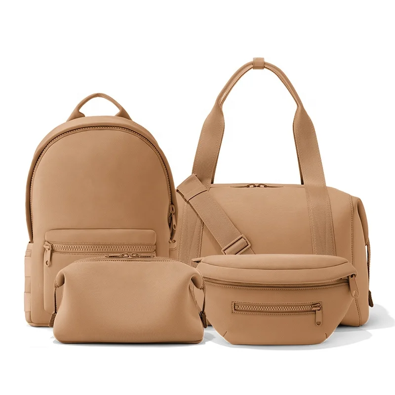 Custom Designer Luggage Bag Neoprene Ladies Gym Backpack Weekender Duffel Bags Set Man Women Travel bag