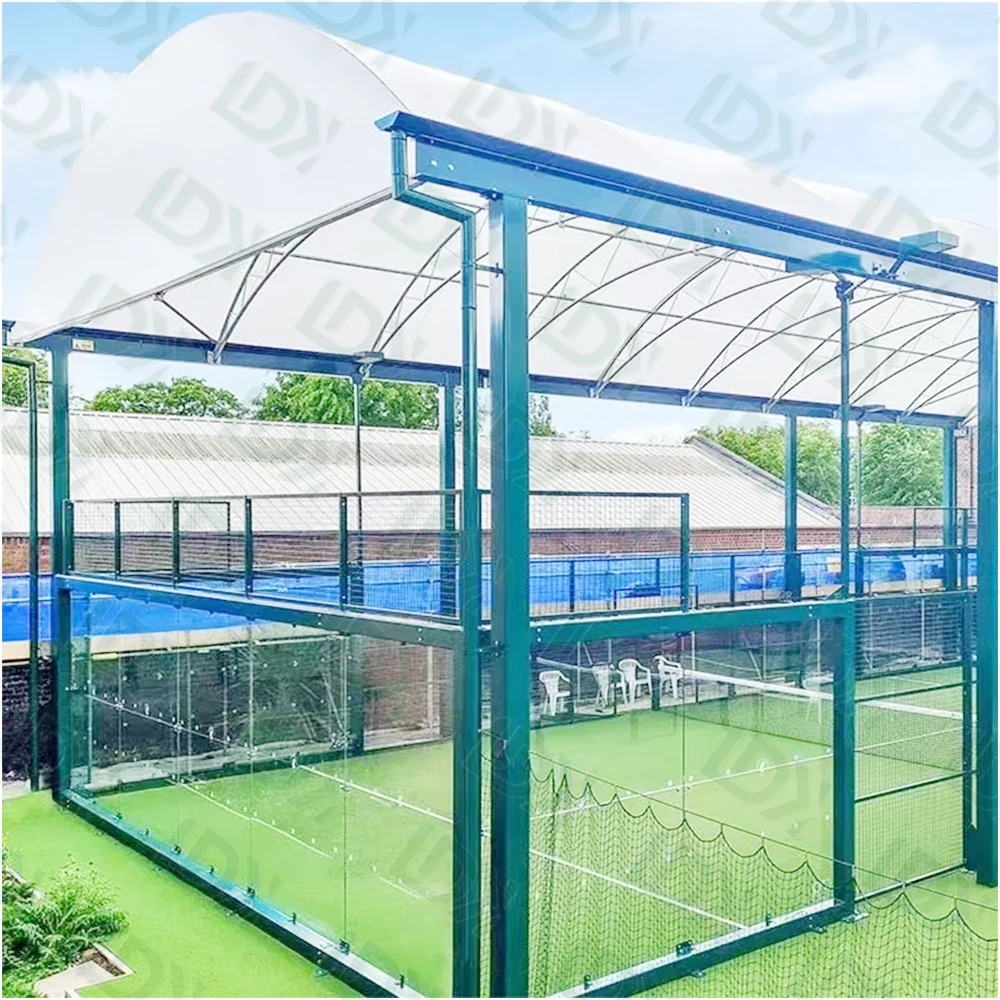 2024 LDK New design padel Panoramic sport paddle Tennis court factory price