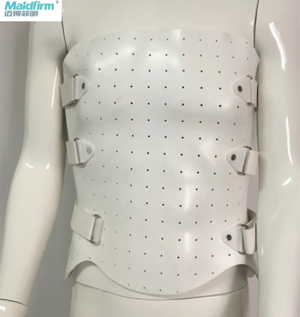 Orthopedic spinal orthosis braces thermoplastic body jacket
