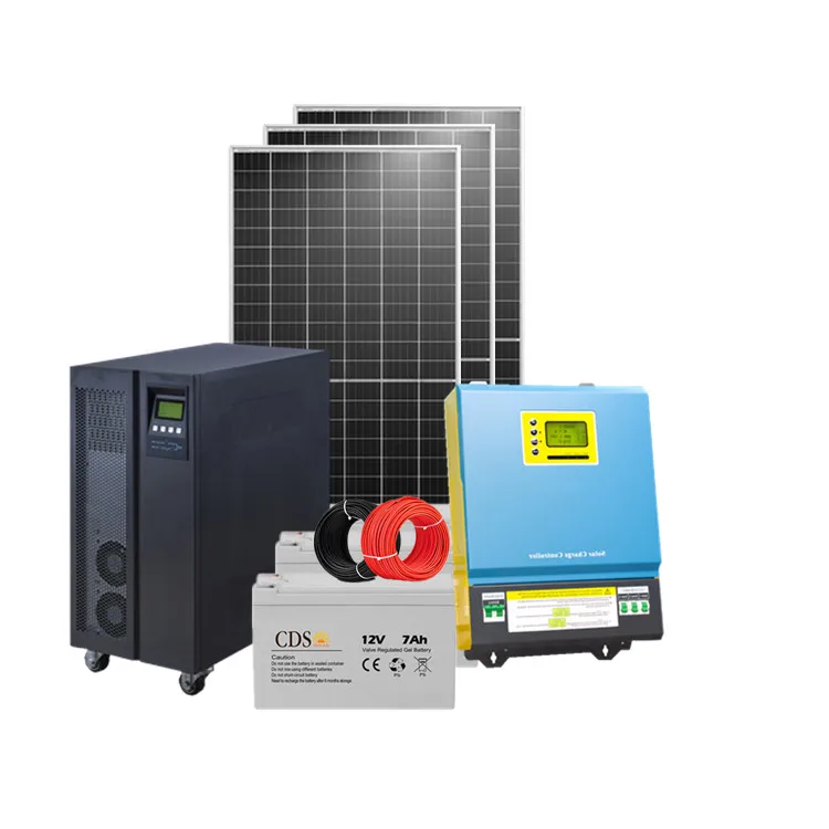 solar energy 220v home system solar power systems energy 5kva with battery good price