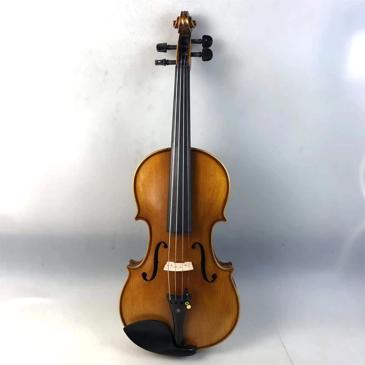 Wholesale price hot sale high quality music instruments made in china Matte antique flame maple violins 4/4-1/8