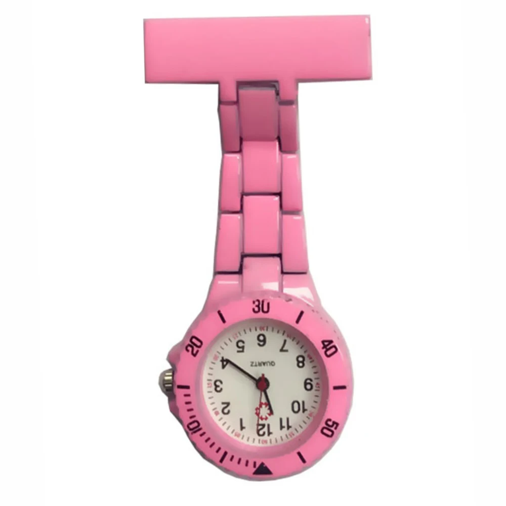Hospital Medical Colorful Quartz Pocket Nurse Watch Breast Watch For Nurse Doctor Work Accessories