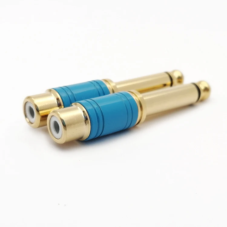 
converting RCA Cables to 1/4