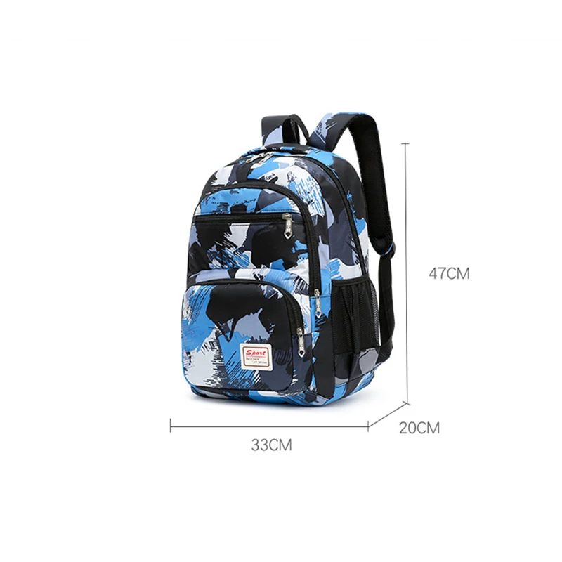 Fashion Waterproof Big Set Lunch Box Pencil Case 3-in-1 Casual Travel School Laptop Bag Backpack