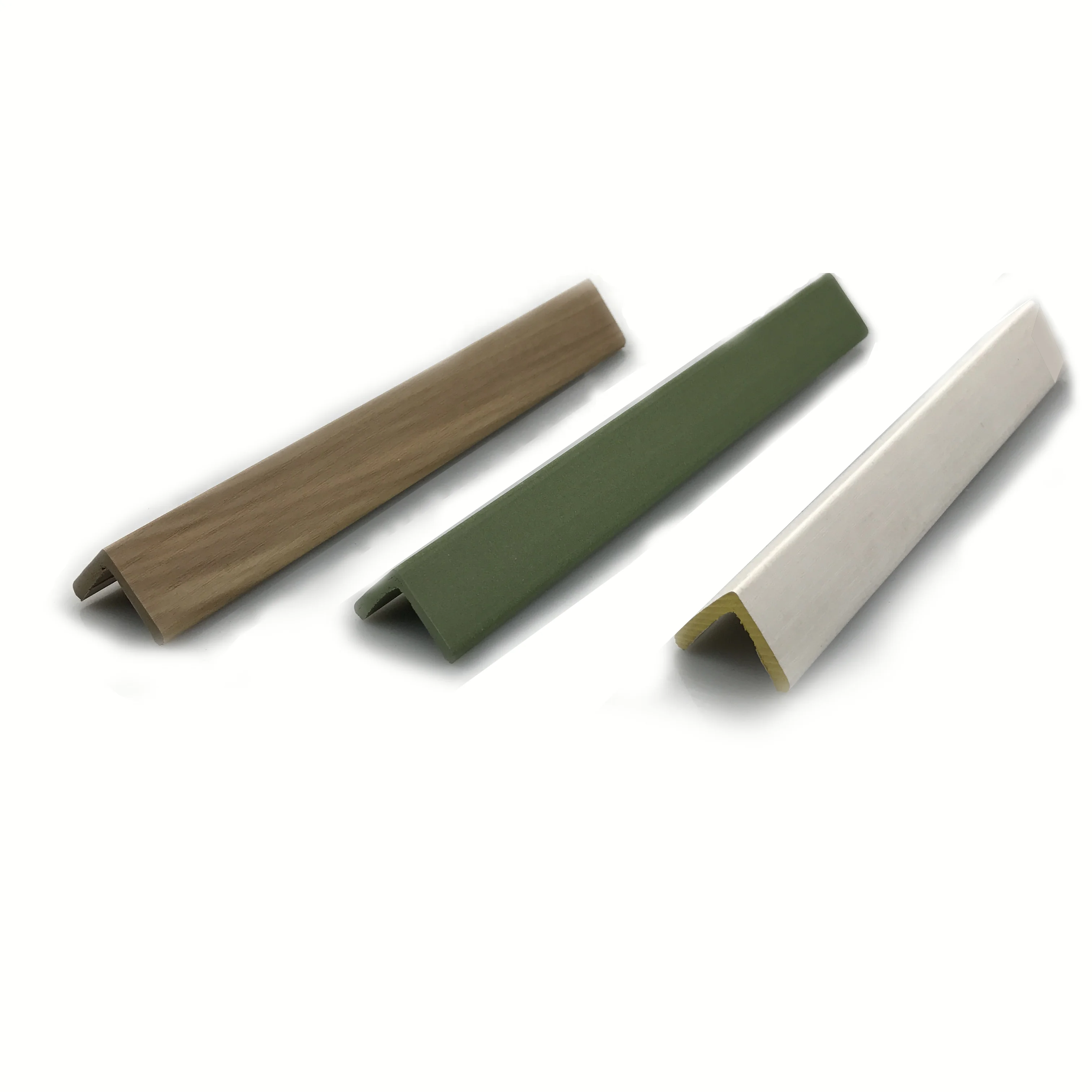 Necowood perfect effect and easy to install Laminated wpc wall edge cover lining 25*25 mm corner line