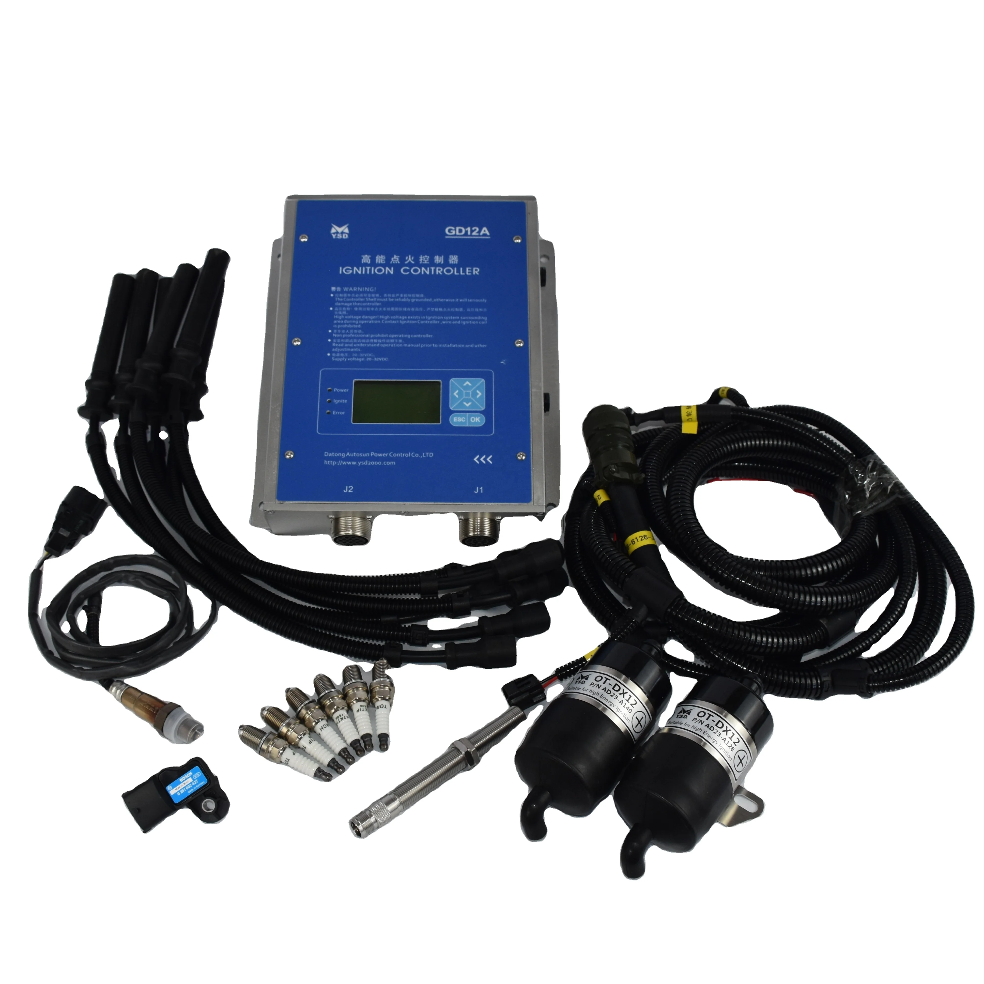 Ignition controller  Motortech MIC3/4 Altronic Heinzmann woodward GD12A Gas Bigas engine generator ignition control system