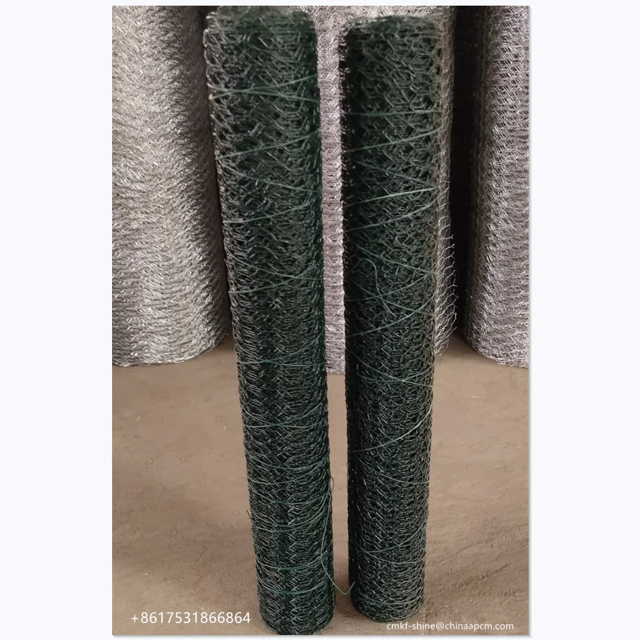 Заводская поставка, 2 дюйма, Высококачественная электрическая оцинкованная Шестигранная проволочная сетка для забора