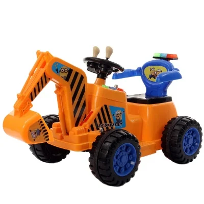 excavator engineering car boy toy car can sit can ride oversized hook machine excavator all electric excavator mini electric