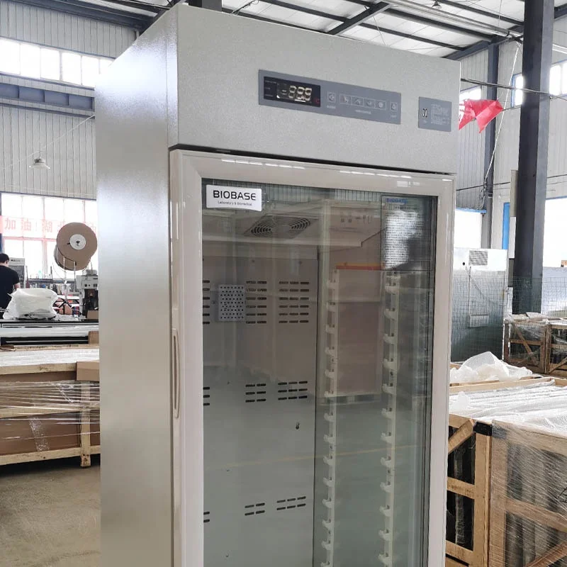 BIOBASE CHINA (2-8C) 298L Refrigerator Glass Door Laboratory Refrigerator Medical Refrigerator for Lab Hospital