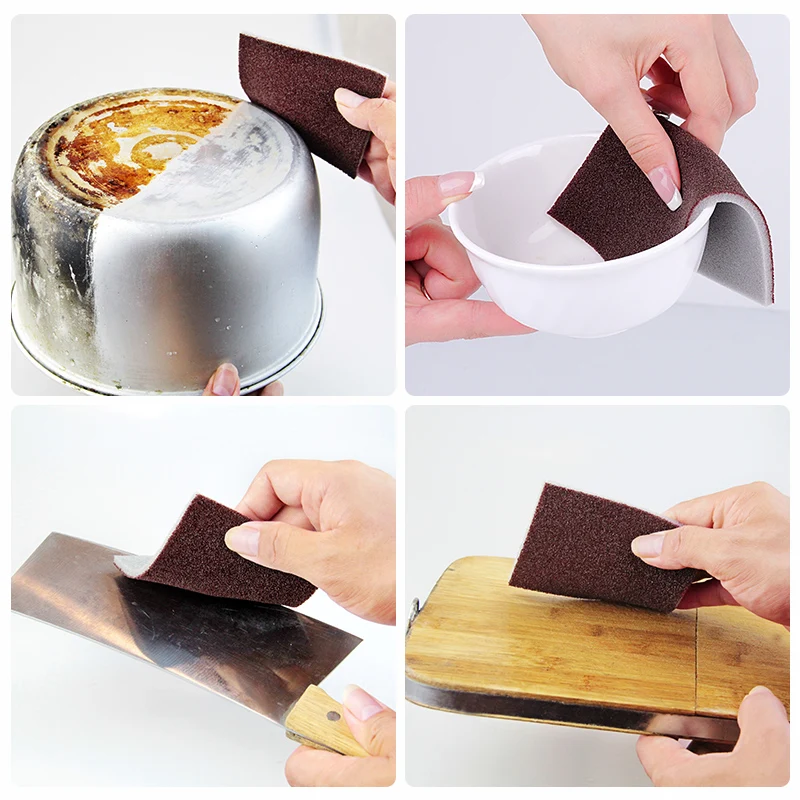Rust Removable Emery Sponge Abrasive Cleaning Sanding Sponge Magic Sponge Block