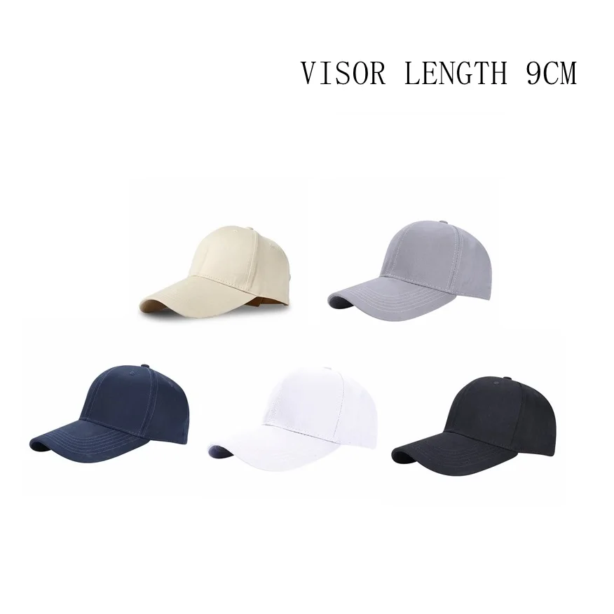 Wholesale 6 panel Fashion Outdoor high quality  Large size longer visor baseball cap