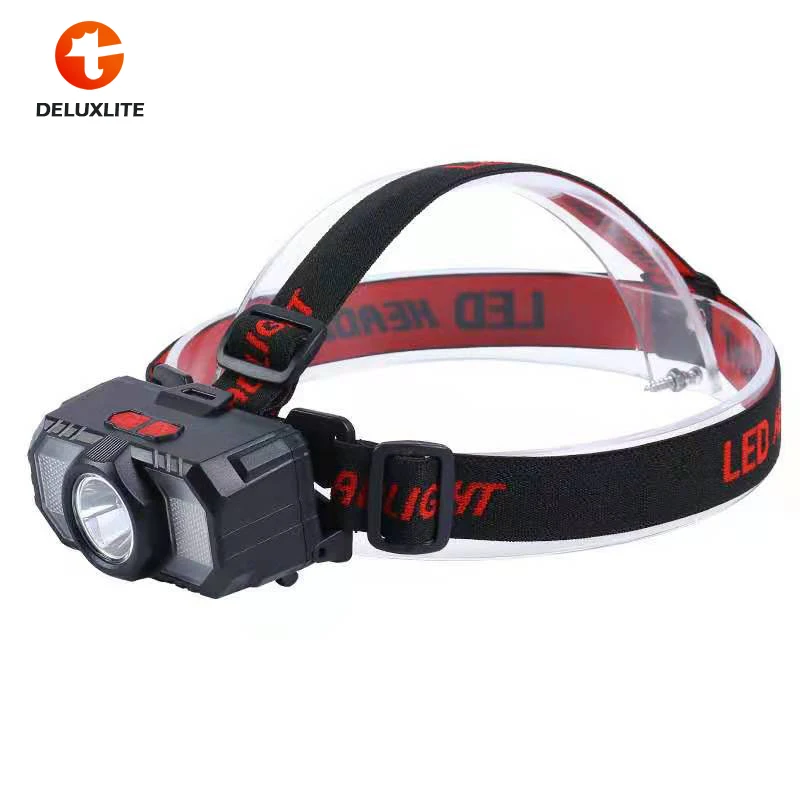 Motion Sensor and Built in Batteries USB Rechargeable Headlight 4 Modes Work Light Waterproof Head Lights Flashlight Headlamp