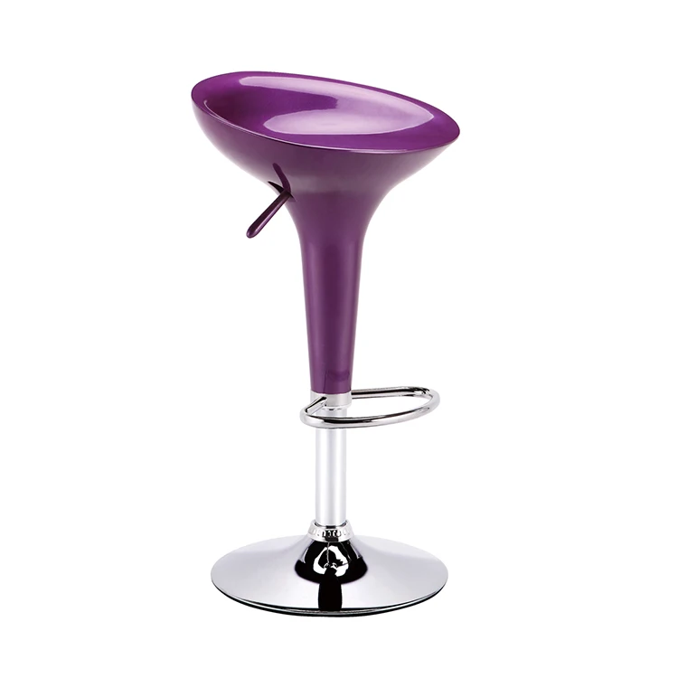 Adjustable Swivel Bar Stools Counter ABS plastic Top Classical style pub chair Gas lift