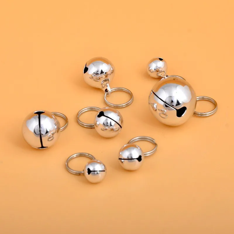 Pet Dog Cat Collar Bell DIY Accessories For Collar Loud Bell kitten Safety Random