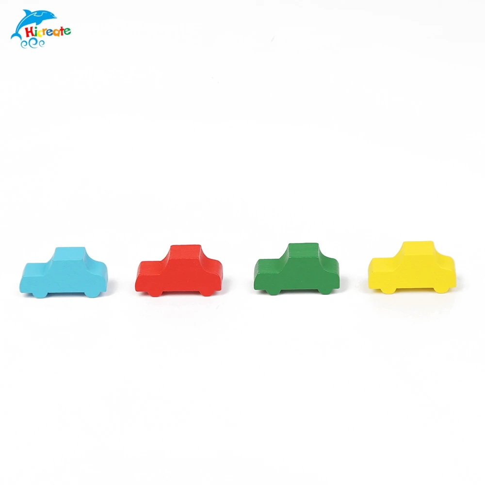 China suppliers high quality custom game piece card board wooden board game tokens pawns for board games