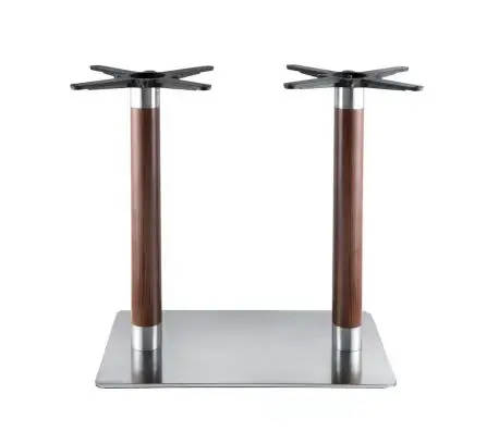 WEKIS Pedestal Black Wrought Iron Cast Aluminum Tulip Dining Table Metal Base Legs Gold Round Oval Stainless Steel Table Base