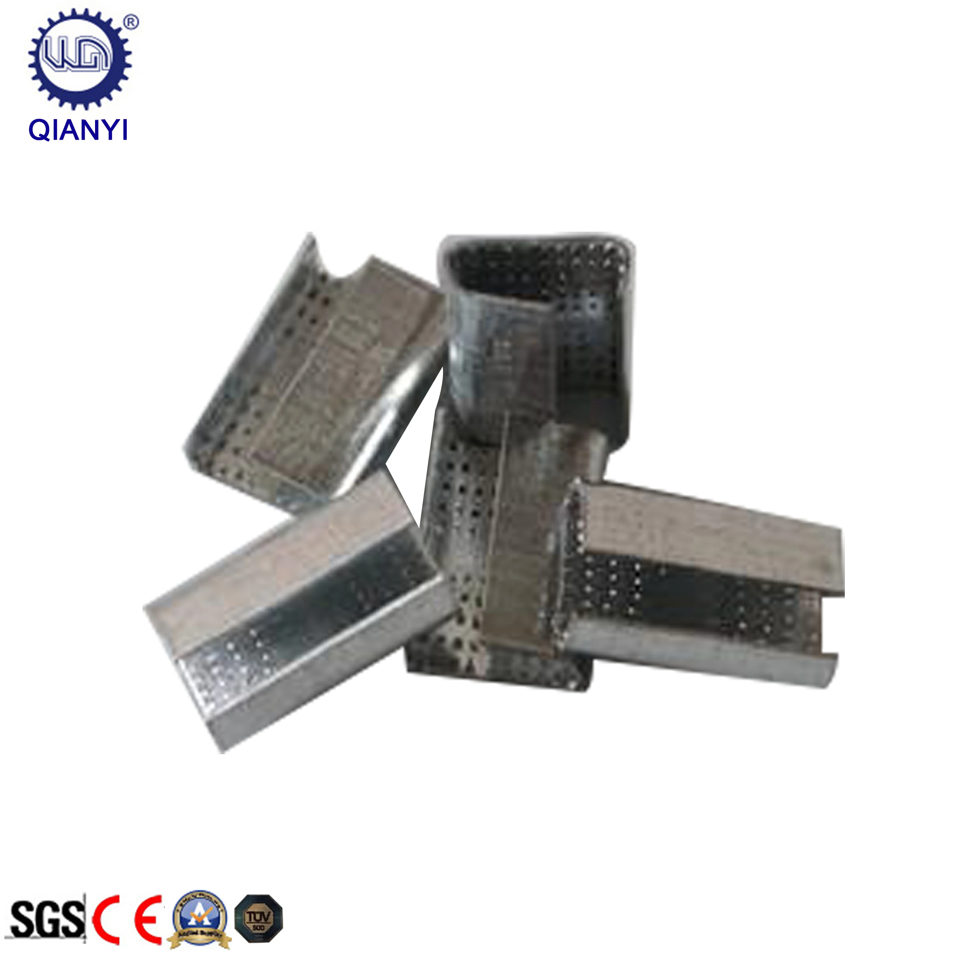 Plastic Packaging Buckles Fasteners Galvanized Metal Strapping Seals Strapping Band Clips for PP Pet Polyester Strapping