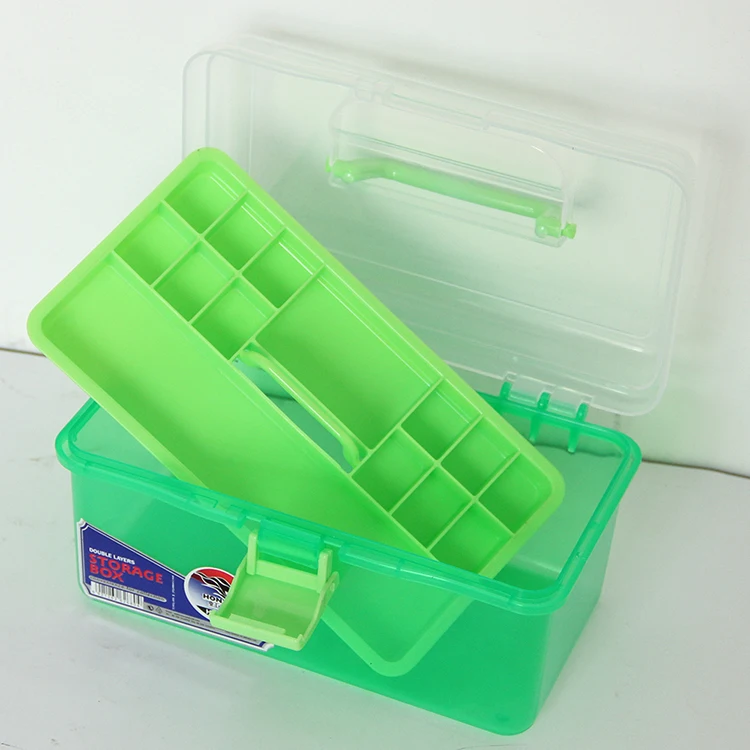 2 layer fashion DIY assembly stacking plastic turnover storage box used in family household items