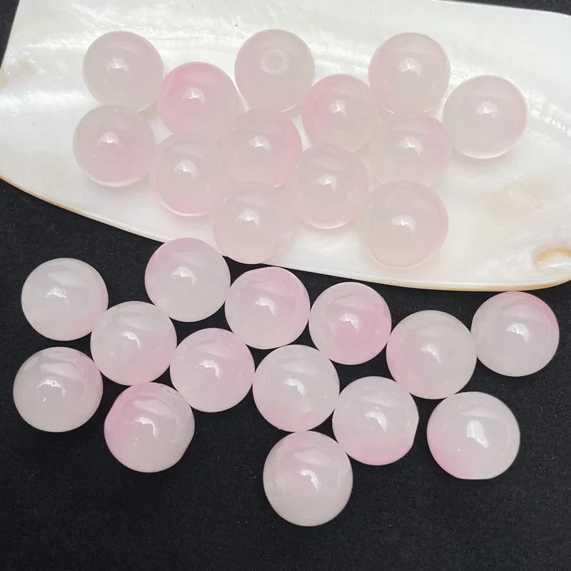 Hot Selling Colorful Loose Acrylic Plastic Ceramic Round Loose Beads Polymer Clay Diy Beads For Jewelry Making