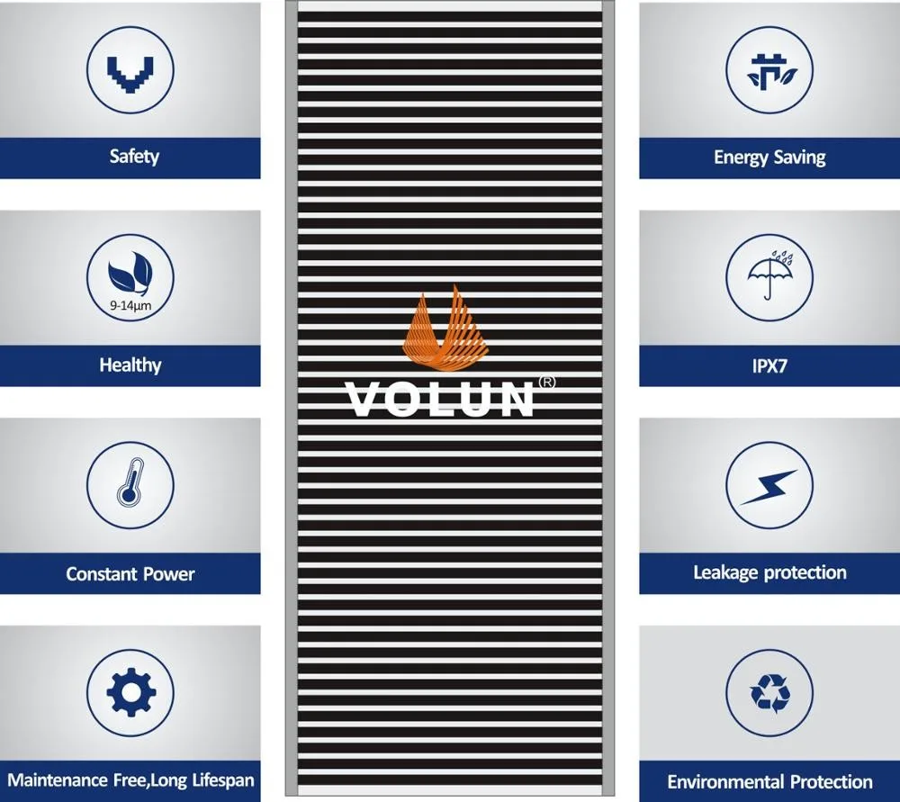 VOLUN underlay 12 volt floor heating carbon underfloor heating film