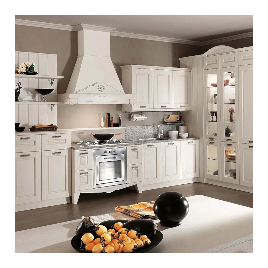 NICOCABINET kitchen cabinet customized quartz stone countertop stove cabinet modern minimalist light luxury overall cabinet