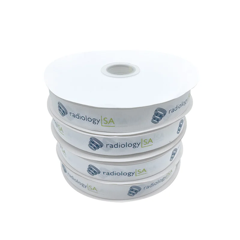 Wholesale Personalized Printed Label Satin Ribbon For Christmas Decorations