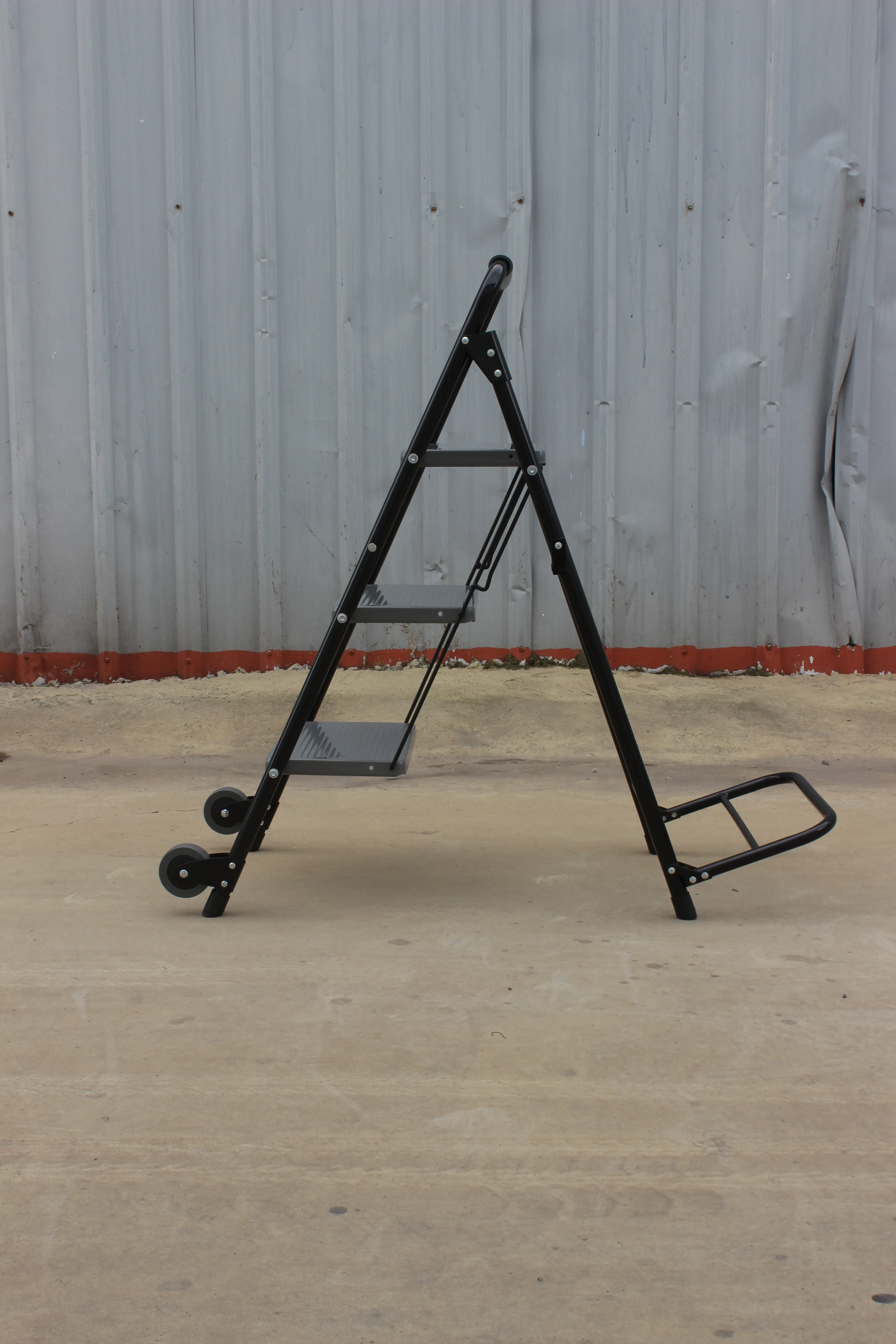 2022 US multi-purpose trolley ladder hand carts trolleys hotel trolley cart for home use with ANSI cert