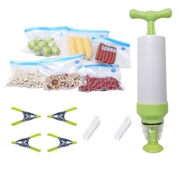 Вакуумные герметичные пакеты для приготовления пищи, вакуумные герметичные пакеты без бисфенола А, комплект Sous Vide включает ручной насос