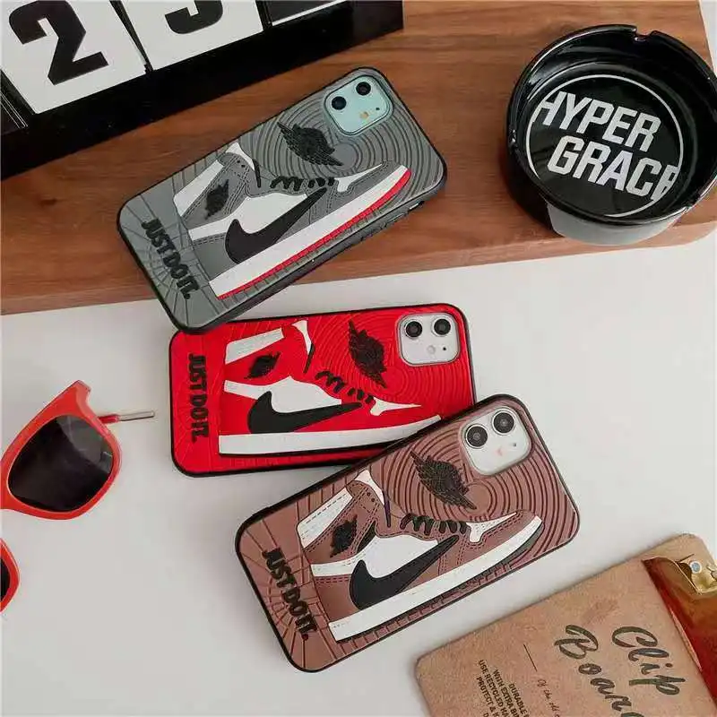 Wholesale customized 3D silicone mobile phone cases for iphone