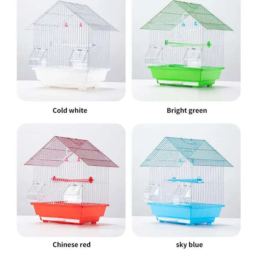 Home use small parrots cage budgerigar bird cage parrot parakeets jaulas para pajaros metal iron wire pet cages & houses birds