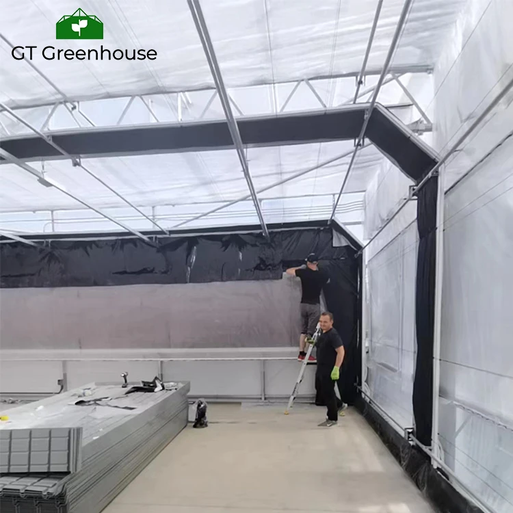 GT blackout system green house black out fully automated light dep greenhouse