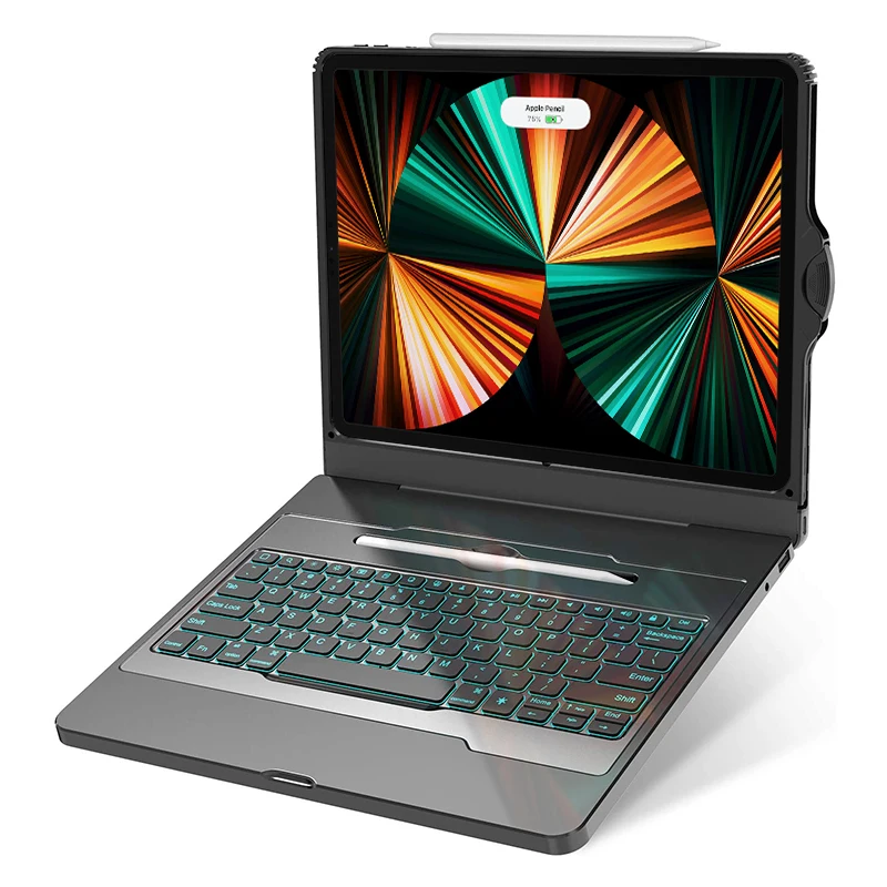 HUB Dock USB Keyboard For iPad Pro 11 inch 3rd 2nd 1st 2021 2020 2018 Type-C Backlight Magnetic Smart keyboard Cover Case