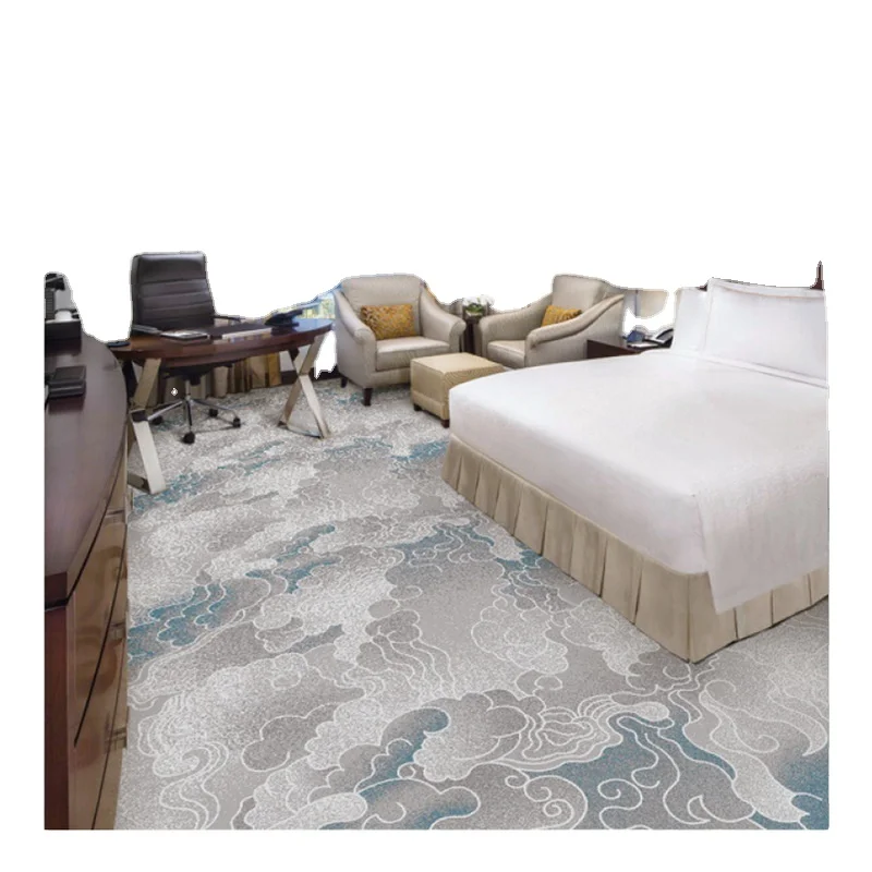 Nylon Printed Carpet for Cinema, Wall to Wall Nightclub Carpet Theater Carpet, Fireproof Fire Resistant Carpet Factory Price