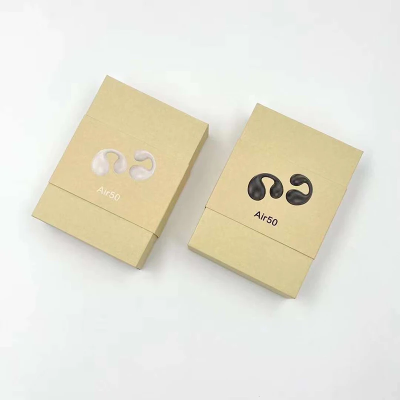 2023 Wireless Ear Clip Earbuds Bone Conduction Earphones Headphones Hifi Sound Ear Ring Style Waterproof Air50 Sports Headset