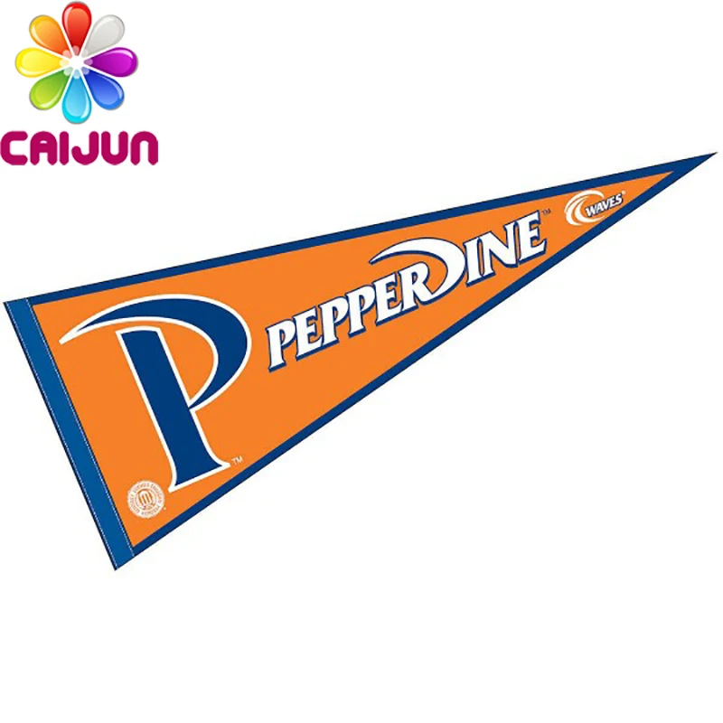 Customized bike safety flag pole bicycle sports flag with fiber glass pole