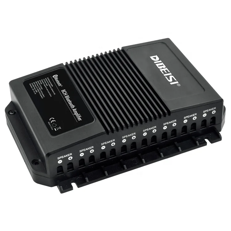 DIBEISI 8 channel 8x30w for BTstereo audio amplifier marine boat speakers BT106