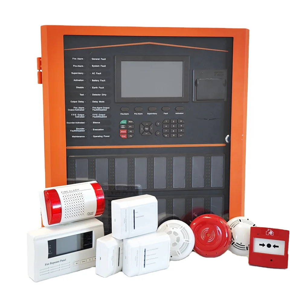 Tanda Factory Price 4 8 16 Zone Fire Panelfire Detection And addressable fire alarm system Conventional Fire Alarm Control Panel