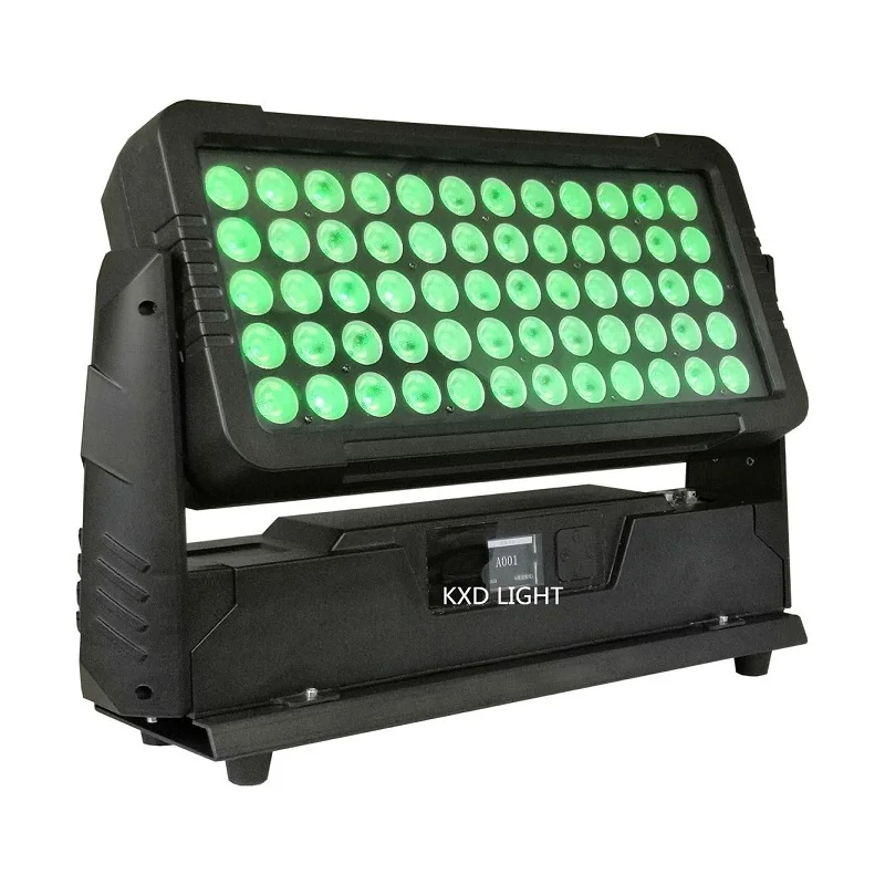 Настенный светильник DMX 60x10 Вт светодиодный городской цветной rgbw 4 в 1 водонепроницаемый наружный проекционный с дверью сарая регулируемым