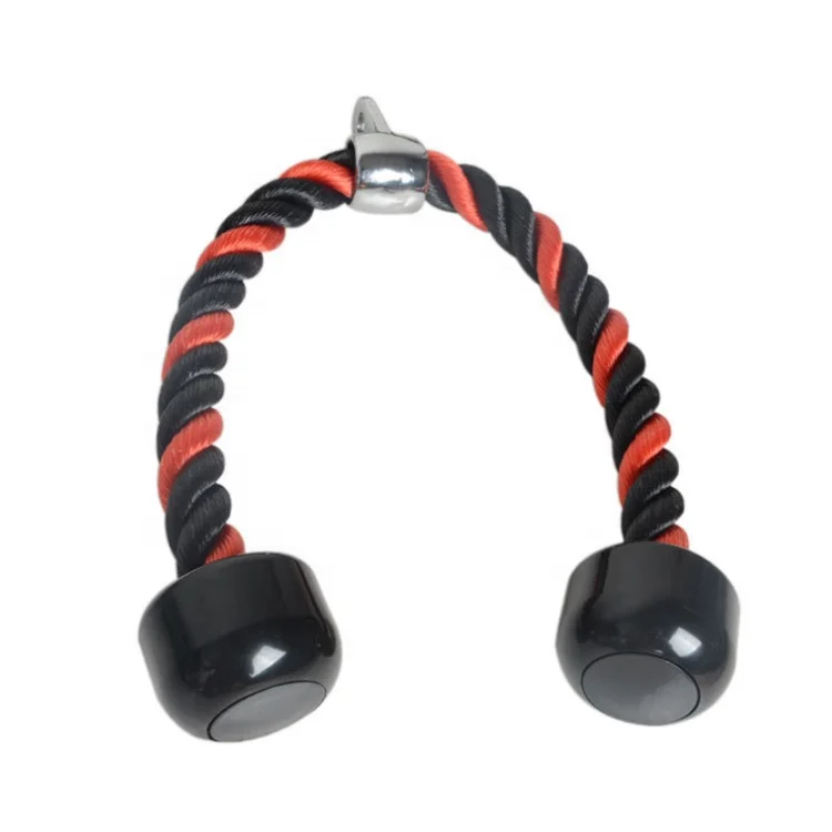 Harbour Gym Fitness Single Tricep Pull Down Cable Rope Pull up Handle Weighted loading